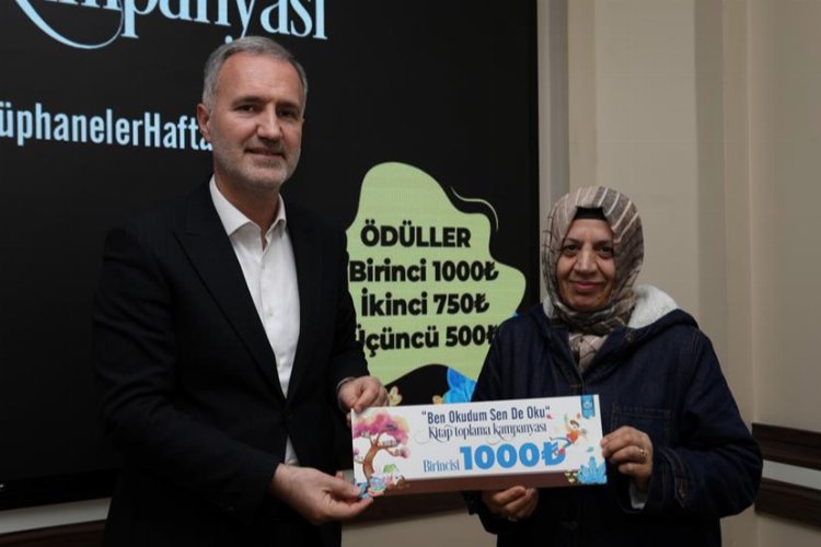 Bursa İnegöl'de 'Kitap Kampanyası'nın kazananları ödüllendirildi -