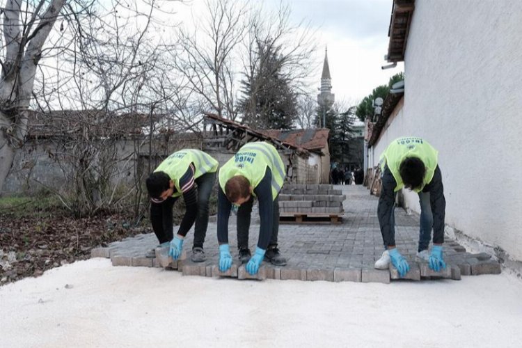 Bursa İnegöl'ün kırsalında üst yapı yatırımları sürüyor -