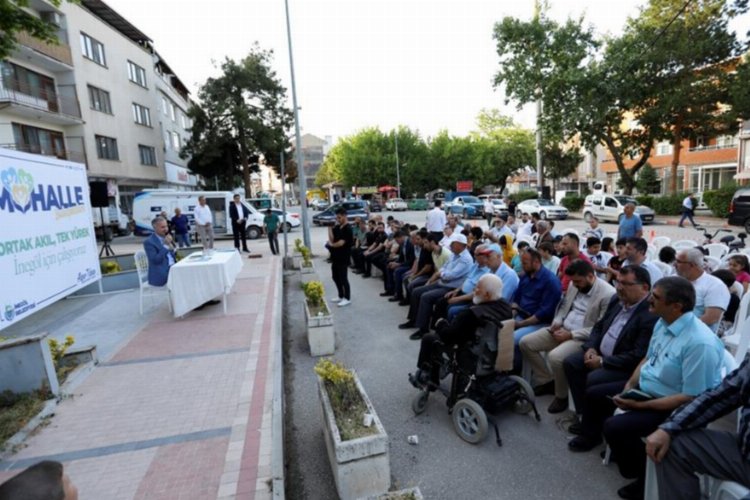 Bursa İnegöl'de mahalle buluşmaları yeniden başladı -