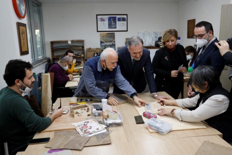 Bursa İnegöl'de sanat 'İNESMEK' atölyelerinde 