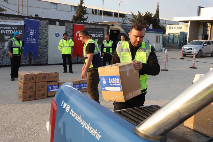 Bursa'nın Hatay seferberliği sürüyor -