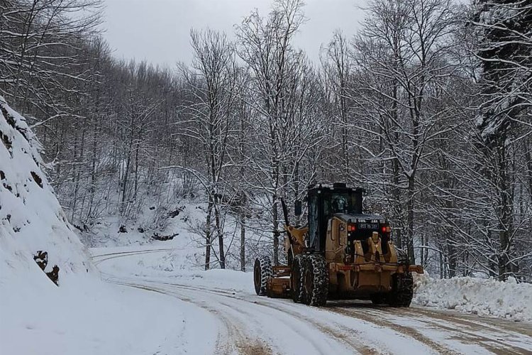 Bursa Osmangazi'de kar seferberliği -