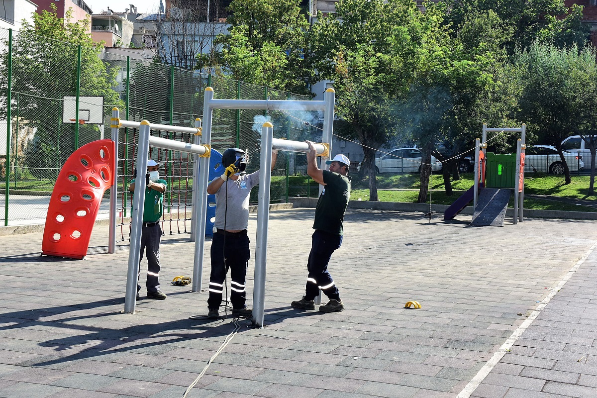 Bursa Yıldırım’ın parkları yenileniyor