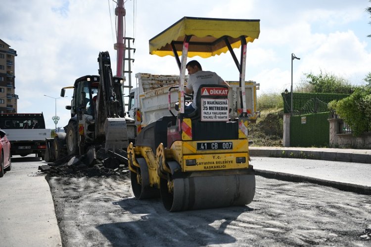 Çayırova’da asfalt yama seferberliği -