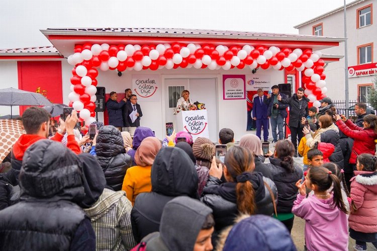 Çocuklar 51. anaokulu ile Adıyaman'da güldü -