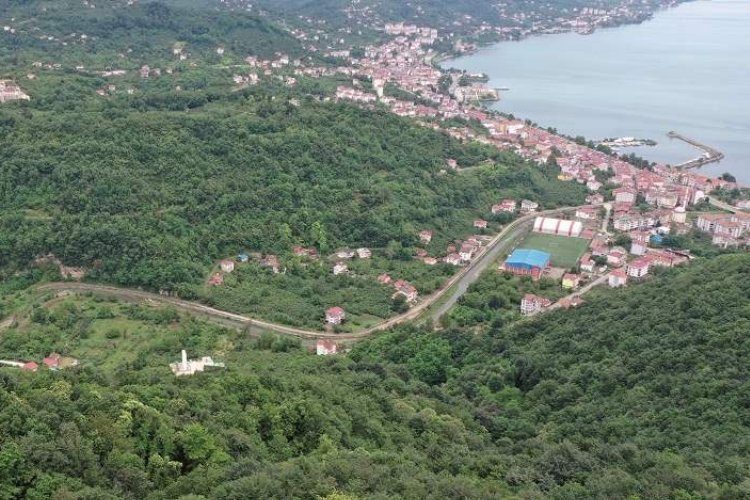 Çöp dağı yeşil terasa büründü -