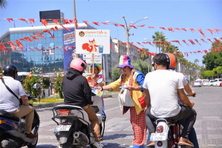 Çöpünü çöpe at, Alanya’ya değer kat -