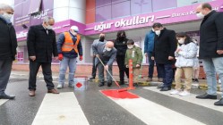 Darıca’da yaya geçitlerinde 'kırmızı çizgi' dönemi