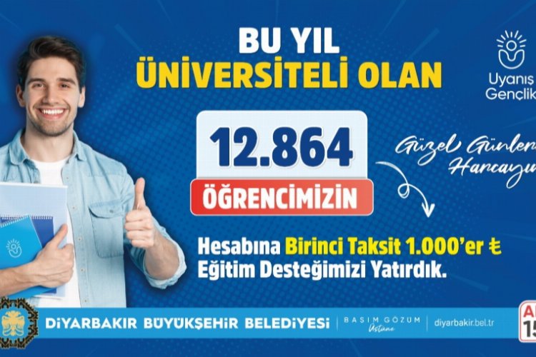 Diyarbakır Büyükşehir'den üniversitelilere eğitim desteği -