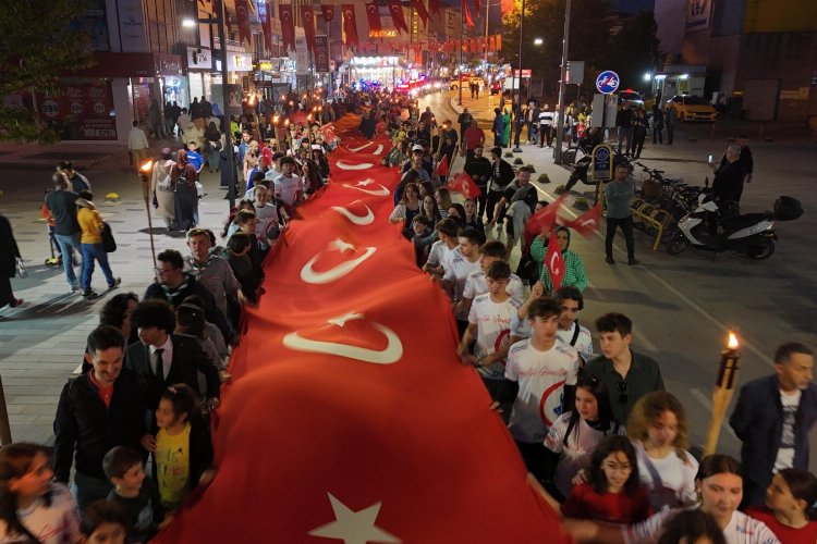 Düzce'de 19 Mayıs yürüyüşü -