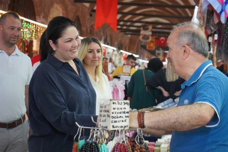 Edirne'de AK Parti'den Selimiye Arastası’na ziyaret -