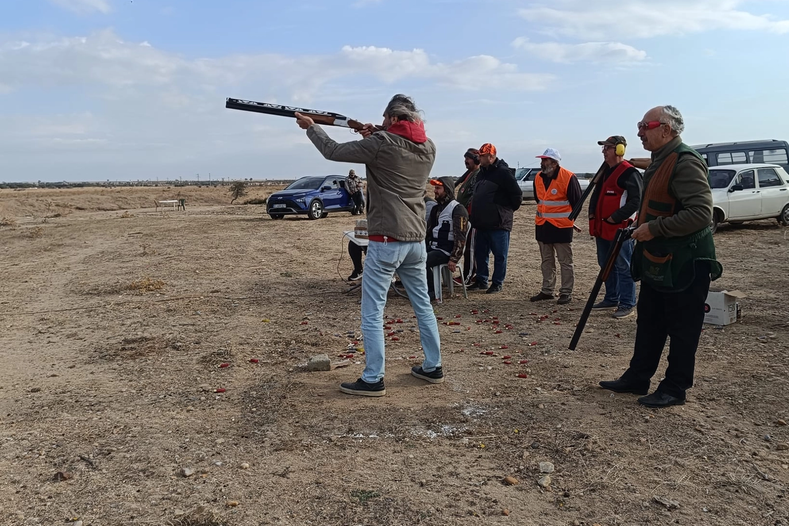 Edirne Enez'de trap atışları yapıldı -