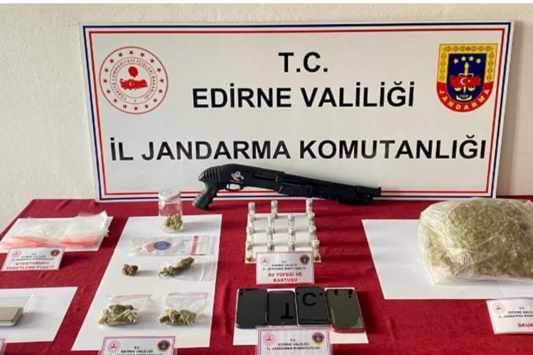 Edirne Jandarma Komutanlığı'ndan uyuşturucu operasyonu -