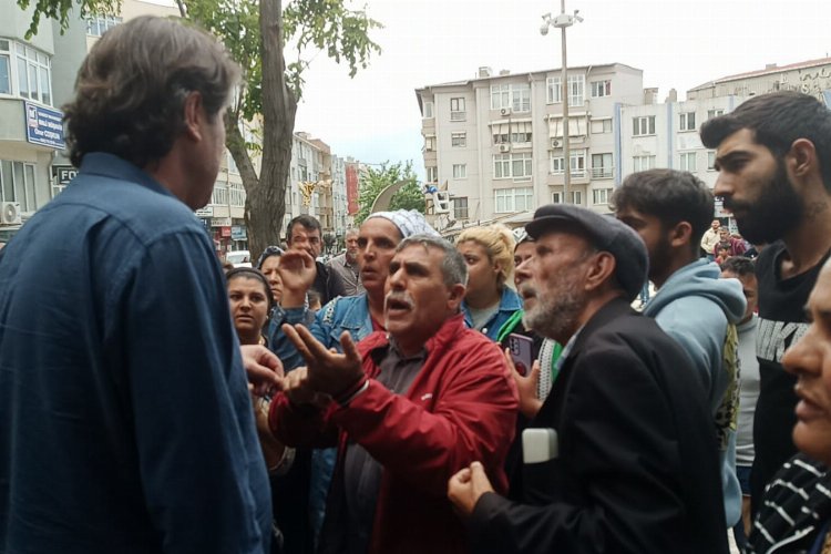 Edirne Keşan'da vatandaşlardan Emniyet önünde protesto -