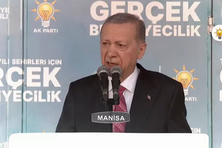 Erdoğan Manisa mitinginde konuştu -