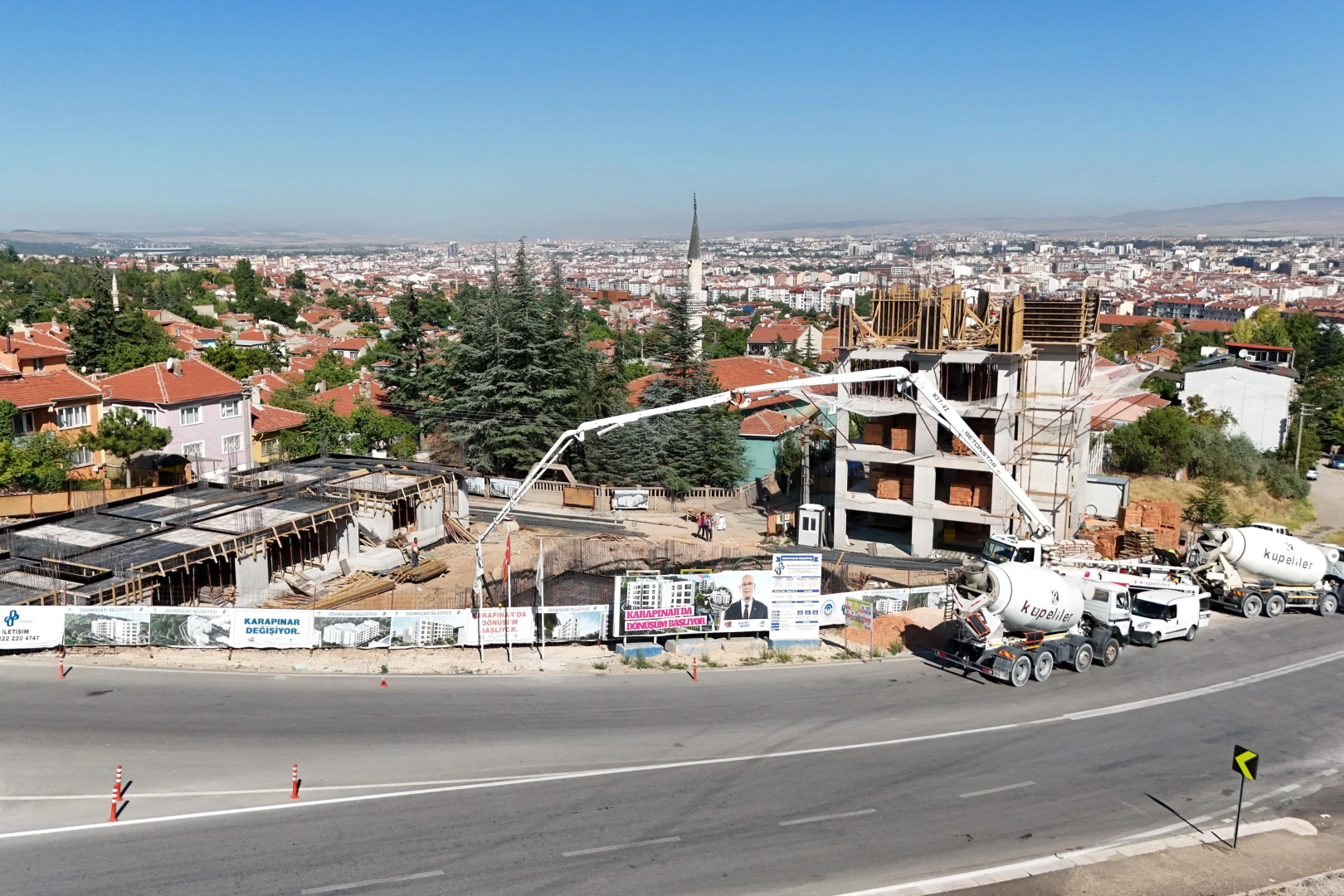 Eskişehir Karapınar'da sönüşüm devam ediyor -