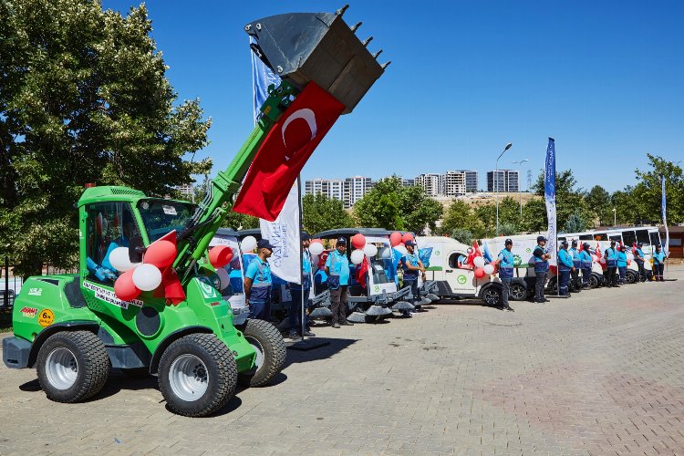 Gaziantep'in yeşiline 'çevre dostu' temizlik -