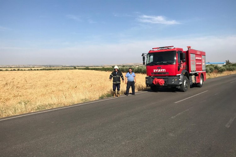 Gaziantep itfaiyesi mahsul nöbetinde -