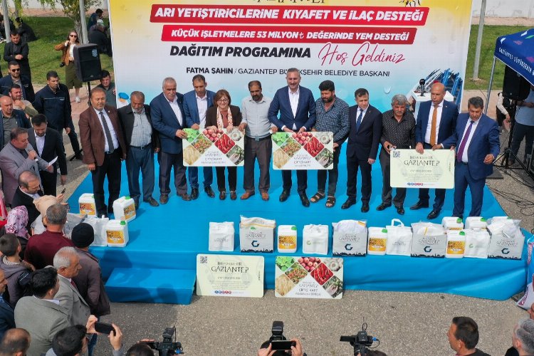 Gaziantep'ten çiftçilere dev destek -