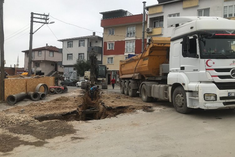 Gebze'de altyapı çalışmaları sürüyor -