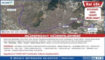 GEBZE’YE BEŞ YENİ OTOBÜS GÜZERGAHI