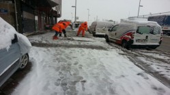 GEBZE'DE KAR TEYAKKUZU EKİPLER İŞ BAŞINDA