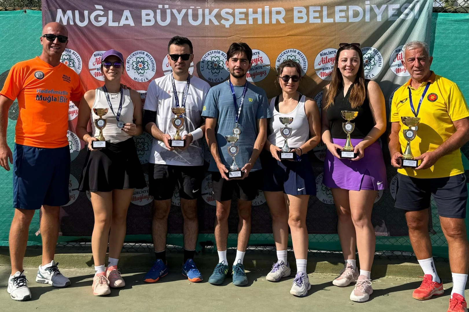 Geleneksel Karma Tenis Turnuvası Dalaman'da yapıldı -