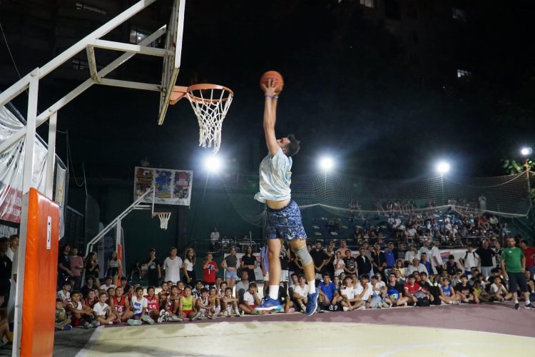 Gölcük'te sokak basketboluna muhteşem final -