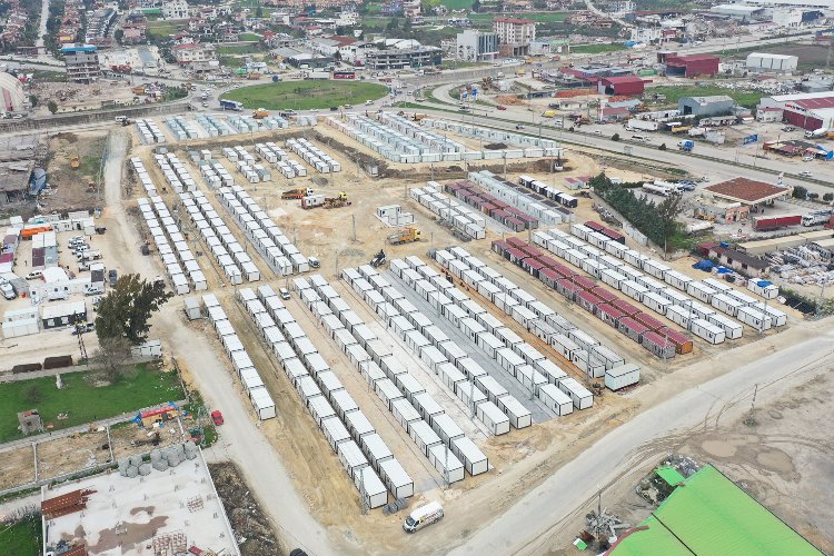 Hatay'da Konya'nın konteyner kentleri ortaya çıktı -