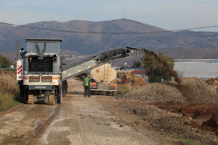 Hatay Kırıkhan'da beton asfalt hazırlığı -