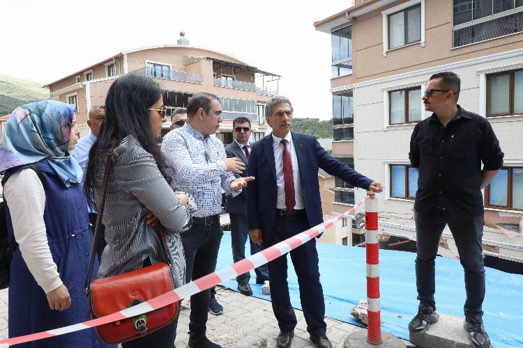 İstinat duvarı güvenliğinde belediye, üniversite ve BURKENT işbirliği -