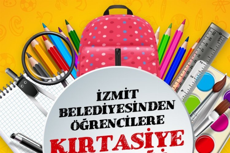 İzmit bu yıl da kırtasiye desteği verecek -