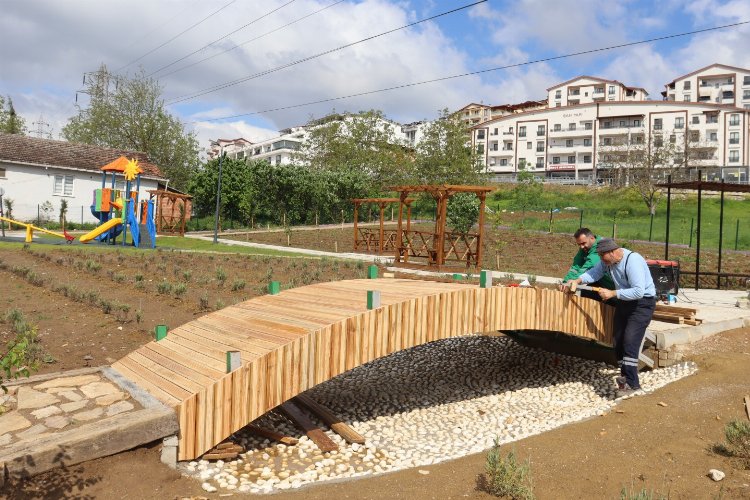 İzmit'te Lavanta Parkı’nda çalışmalar sürüyor -