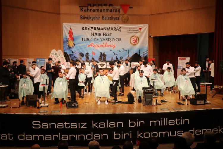 Kahramanmaraş’ta ‘Hair Fest’ yarışması yapıldı -