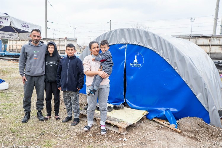 Kahramanmaraş’ta 142 sobalı çadır kuruldu -