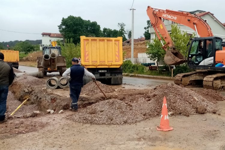 Kandıra Kefken'e yeni yağmur suyu hattı -