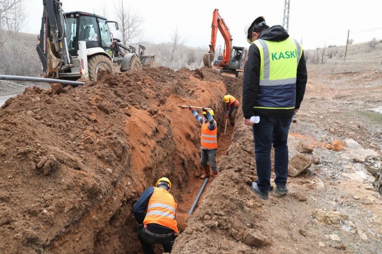 KASKİ'nin Felahiye yatırımları 2021 yılında da devam etti 