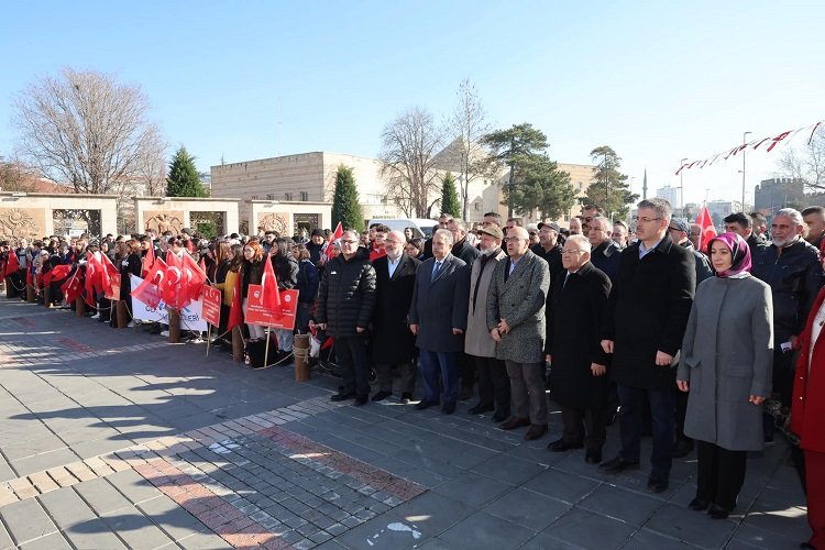 KAYMEK öğrencilerinden Sarıkamış'a saygı duruşu -