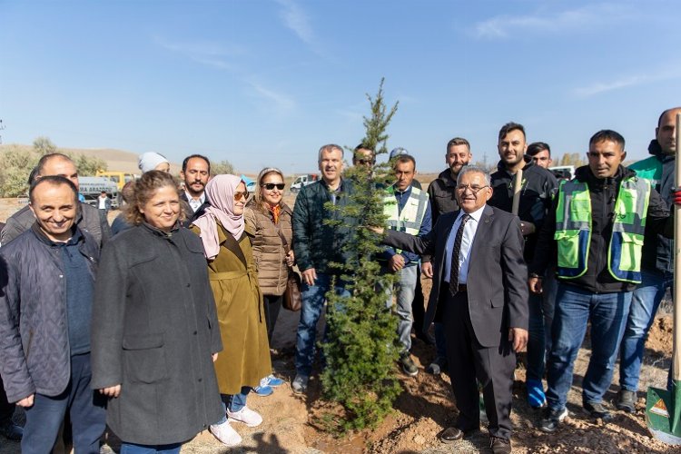 Kayseri Büyükşehir'den şehre yeşil katkı -