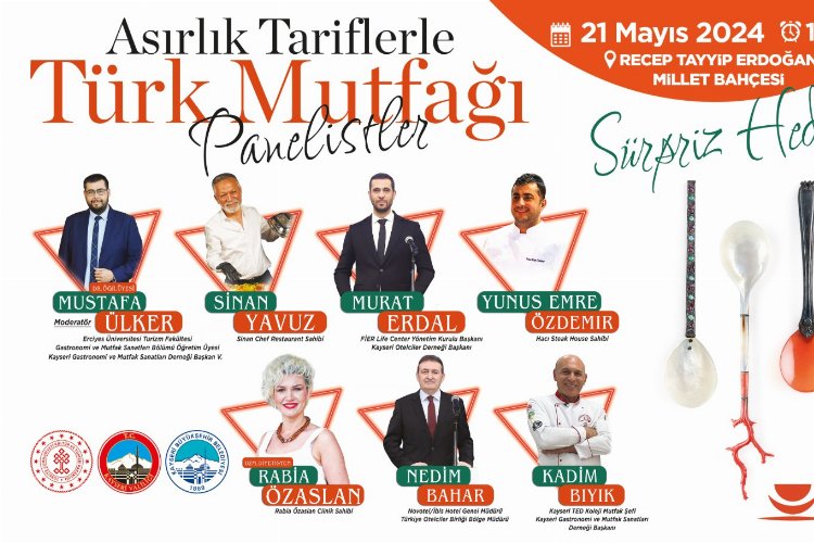 Kayseri'de ‘Asırlık Tariflerle Türk Mutfağı’ Paneli -