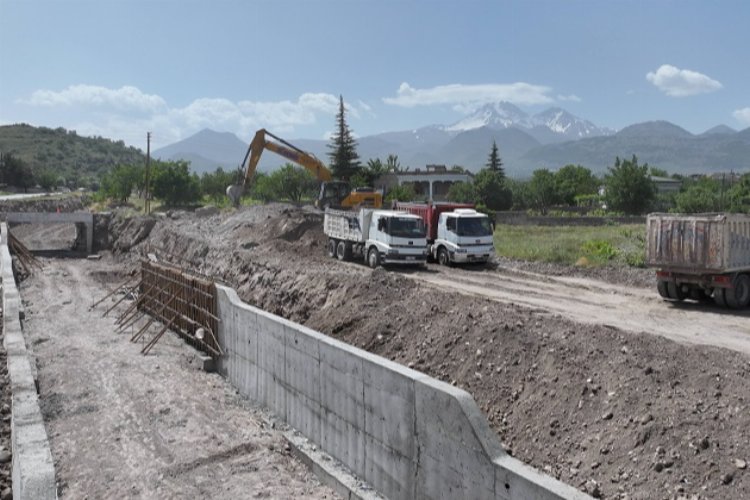 Kayseri Hacılar'da sel ve taşkın riskine karşı önlem -