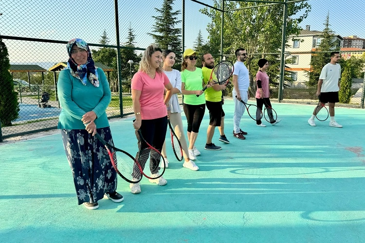 Kayseri Hacılar'da tenis coşkusu -