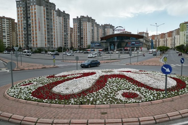 Kayseri Melikgazi 'çiçek' gibi oldu -