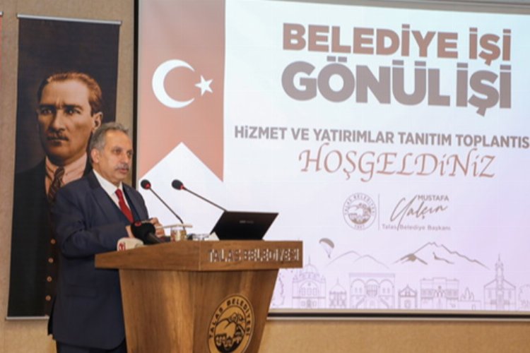 Kayseri Talas'ta 2021 yatırımları anlatıldı