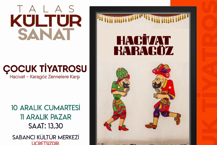 Kayseri Talas'ta Karagöz heyecanı -