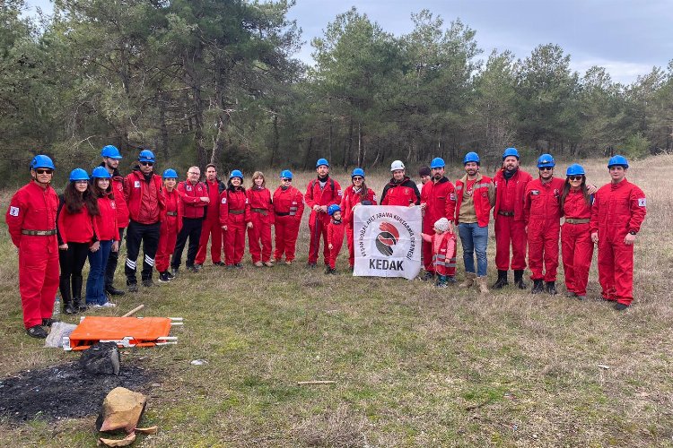 KEDAK arazi arama kurtarma tatbikatı yaptı -