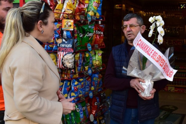 Kent temizliğine katkı sunan esnafa teşekkür -