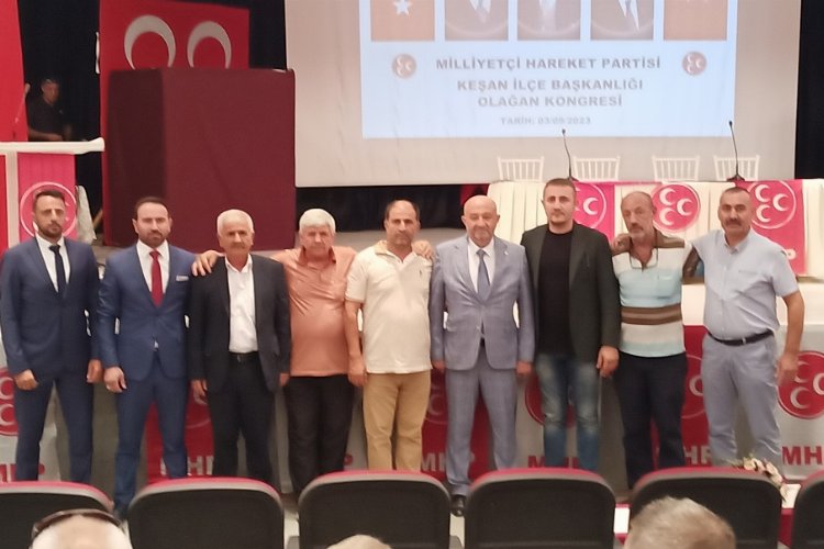 Keşan MHP’de Adnan İnan güven tazeledi -