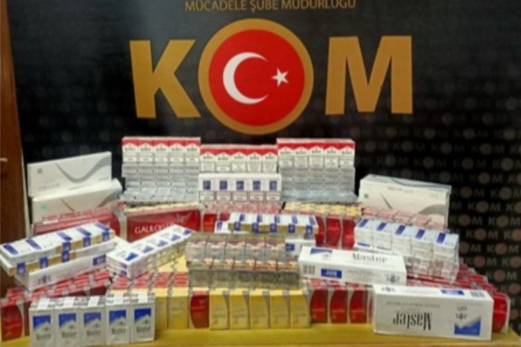 Kilis'te 2 bin 851 paket kaçak sigara yakalandı -