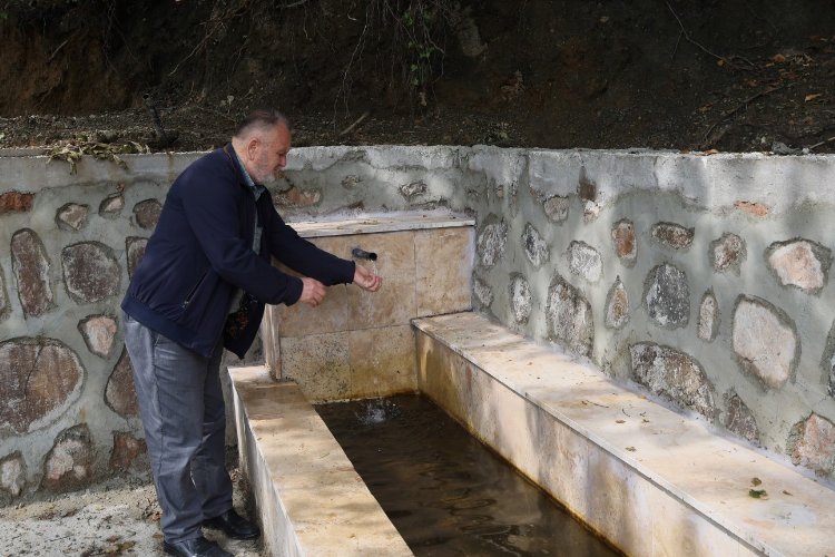 Kocaeli Büyükşehir'den kırsal mahallelere çeşme -